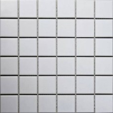 Мозаика матовая Homework ID1005 White Matt (4.8x4.8) 31x31 6мм  белый Starmosaic