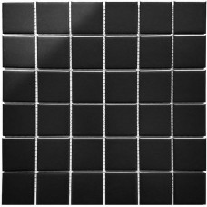 Мозаика матовая Homework WB73000 Black Matt (4.8x4.8) 31x31 6мм  черный Starmosaic