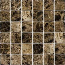 Мозаика полированная Wild Stone Jmst055 Dark Emperador Polished (4.8x4.8) 48x48 4мм коричневый Starmosaic Мозаика полированная Wild Stone Jmst055 Dark Emperador Polished (4.8x4.8) 48x48 4мм коричневый Starmosaic