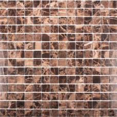 Мозаика полированная Wild Stone JMST023 Dark Emperador Polished (2x2) 31x31 4мм  коричневый Starmosaic