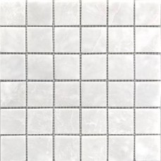 Мозаика полированная Wild Stone Jmst058 White Polished (4.8x4.8) 31x31 4мм  белый Starmosaic