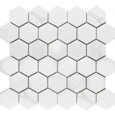 Мозаика матовая Hex+Octagon+Triangolo PMMT83017 Hexagon Small Carrara Matt 28x27 6мм белый Starmosaic Мозаика матовая Hex+Octagon+Triangolo PMMT83017 Hexagon Small Carrara Matt 28x27 6мм белый Starmosaic