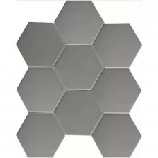 Мозаика матовая Hex+Octagon+Triangolo FQ21016 Hexagon Big Grey Matt 30x26 6мм  серый Starmosaic