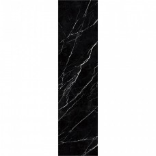 Слэб керамический полированная Slab Polished Black Marquina 320x80 12мм  черный Staro