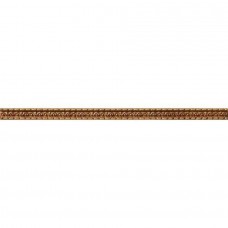 Бордюр глянцевая Caledonia Listelo Circe Marron 25x2 9мм  коричневый STN Ceramica