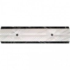 Бордюр глянцевая Fedra Cenefa Blanco 25x10 9мм  белый STN Ceramica