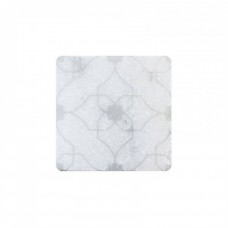Декор матовая Marble White Motif №7 белый 10x10 10мм  Stone4Home