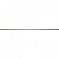 Бордюр глянцевая Serenity Steel Copper 3 90x2 10мм  коричневый Tubadzin