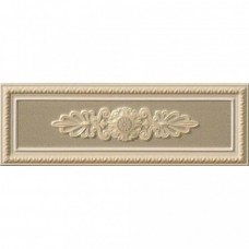 Декор глянцевая Lirica P17037 Tortora Decoro Cornice 30x10 9мм  коричневый Vallelunga