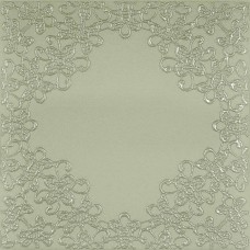 Декор матовая Soffio 6001068 Dec. Dora Salvia 15x15 8мм  зеленый Vallelunga