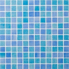 Мозаика глянцевая Antislip Antid. №110/501 (2.5x2.5) 32x32 10мм  голубой Vidrepur