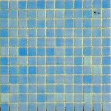 Мозаика глянцевая Colors № 501 (на сцепке) (2.5x2.5) 40x32 10мм  голубой Vidrepur