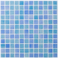 Мозаика глянцевая Mixed № 110/501 (на сцепке) (2.5x2.5) 40x32 4мм голубой Vidrepur Мозаика глянцевая Mixed № 110/501 (на сцепке) (2.5x2.5) 40x32 4мм голубой Vidrepur