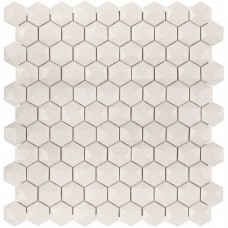 Мозаика матовая Hex Matt Honey № 904D бежевый (на сетке) 32x31 4мм  Vidrepur