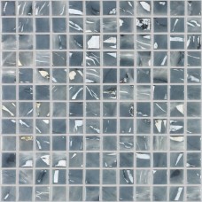 Мозаика глянцевая Oasis Grey №7104 (2.5x2.5) 32x32 4мм  серый Vidrepur