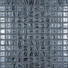 Мозаика глянцевая Glitter Black 7803 (на сетке) (2.5x2.5) 32x32 4мм  черный Vidrepur