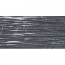 Декор лаппатированная Marvel Pro 9MSN Noir S.Laurent Ribbon 80x40 10мм  черный Atlas Concorde