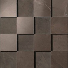 Мозаика лаппатированная Marvel ASLG Bronze Mosaico 3D 30x30 10мм  коричневый Atlas Concorde