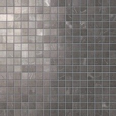 Декор лаппатированная Marvel Grey Stone Mosaico Lappato 30x30 8.5мм  черный Atlas Concorde