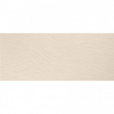 Керамическая плитка матовая Boost Natural A64Y 3D Wave Kaolin 120x50 8.5мм  бежевый Atlas Concorde