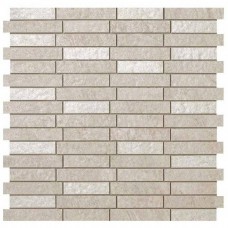 Мозаика матовая Brave 9BBP Pearl Mosaic (1.7x8.5) 31x31 10мм  бежевый Atlas Concorde