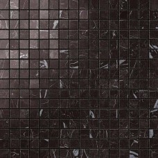 Мозаика лаппатированная Marvel Stone AS3U Nero Marquina Mosaico Lapp. 30x30 10мм  черный Atlas Concorde