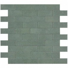 Мозаика матовая Boost 9BMM Sage Minibrick (7.5x2.9) 31x31 8.5мм  зеленый Atlas Concorde
