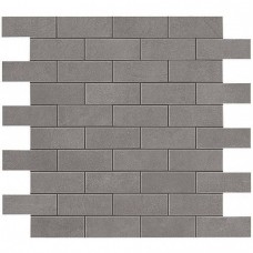 Мозаика матовая Boost 9BMK Smoke Minibrick (7.5x2.9) 31x31 8.5мм  серый Atlas Concorde