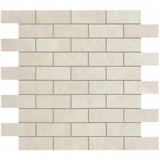 Мозаика матовая Boost 9BMW White Minibrick (7.5x2.9) 31x31 8.5мм  бежевый Atlas Concorde