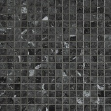 Мозаика глянцевая Marvel Dream 9MQG Grigio Intenso Mosaic Q 31x31 8.5мм  черный Atlas Concorde