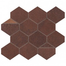 Мозаика матовая Blaze 9BNC Corten Mosaico Nest 29x26 8.5мм  коричневый Atlas Concorde