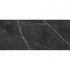 Керамогранит лаппатированная Marvel Gala AFXY Calacatta Black Lappato 278x120 6мм  черный Atlas Concorde