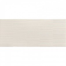 Керамическая плитка матовая 3D Wall Plaster AHQY Barcode White 120x50 8.5мм  белый Atlas Concorde