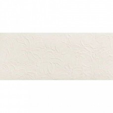 Керамическая плитка матовая 3D Wall Plaster AHQV Bloom White 120x50 8.5мм  белый Atlas Concorde