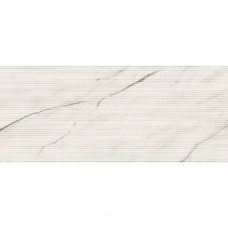 Керамическая плитка матовая Marvel 3D AQ3W Crease Calacatta Meraviglia Ret 120x50 8.5мм  белый Atlas Concorde