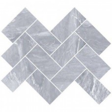 Мозаика лаппатированная Marmori K9465708LPR1VTE0 Шеврон Дымчатый серый (5x10) 32x28 9мм  Vitra