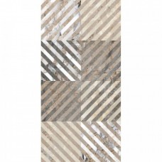 Декор лаппатированная Marble-X K949797LPR01VTE0 Геометрический Микс 7Лпр 60x30 9мм  коричневый Vitra