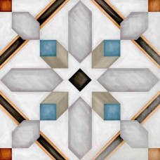 Керамогранит матовая Vodevil Demel Multicolor G.198 20x20 8мм  серый Vives