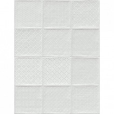 Декор глянцевая Etnia Bugis Blanco 20x20 7.6мм  белый Vives