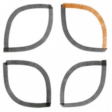 Декор матовая Maori Vanuatu 20x20 8мм  белый Vives