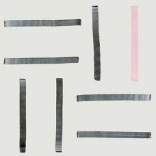 Декор матовая Maori Banna 20x20 8мм  черный Vives