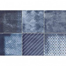 Декор глянцевая Hanami Haiku Indigo 34x23 9.1мм  синий Vives