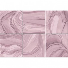 Декор глянцевая Hanami Mankai Marsala 34x23 9.1мм  розовый Vives