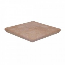 Ступень клинкерная плитка матовая Atrium 243155514/WKS31150 E Cotto Eckflorentiner Угловая 32x32 9.5мм  бежевый Westerwalder