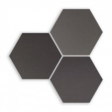 Керамогранит матовая Six Hexa Graphite 16x14 8мм  черный WOW
