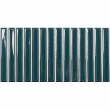 Керамическая плитка глянцевая Sweet Bars Peacock Blue 25x13 8.5мм синий WOW Керамическая плитка глянцевая Sweet Bars Peacock Blue 25x13 8.5мм синий WOW