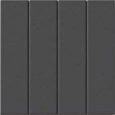 Керамогранит матовая Raster 131374 Lines M Deep Blue 15x15 8.5мм  серый WOW