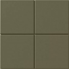 Керамогранит матовая Raster 131361 Grid M Moss 15x15 8.5мм  зеленый WOW