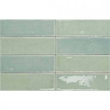 Керамогранит глянцевая Colour Notes 132966 Kiwi 13x4 8.5мм  зеленый WOW