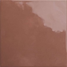 Керамогранит глянцевая Bits 133015 Square Chestnut Gloss 12x12 8.5мм  красный WOW